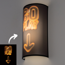 Load image into Gallery viewer, Wireless Rechargeable LED Custom Image Wall Sconce with Remote