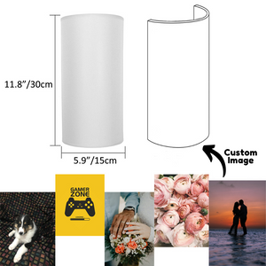 Wireless Rechargeable LED Custom Image Wall Sconce with Remote