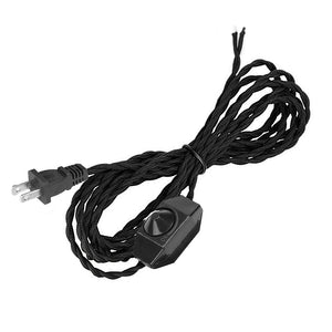 Customizable Freely Retro Style Plug-in Cord With Switch DIY Lighting Accessories Part