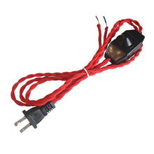 Load image into Gallery viewer, Retro Style Plug-in Cord with Dimmer Switch DIY Lighting Accessories