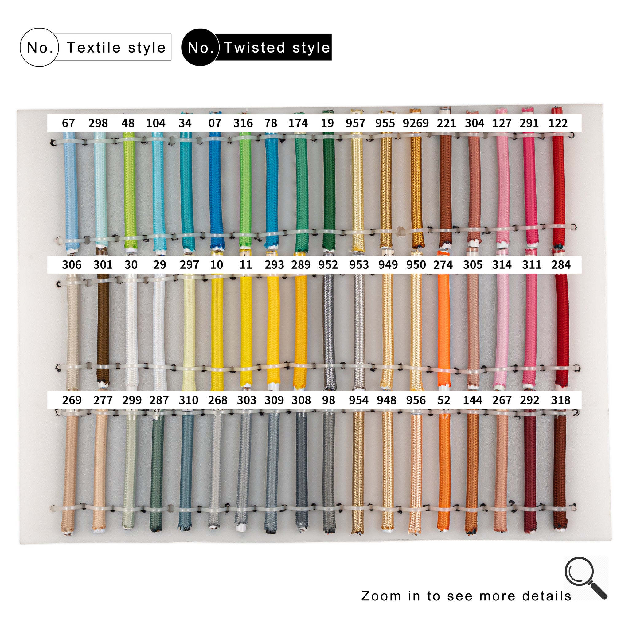 Color Fabric Twisted Cord DIY Retro Rustic Industrial Pendant Swag Lam ...