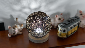 Cordless Battery Table Lamp Dimmable LED Night Light with Remote