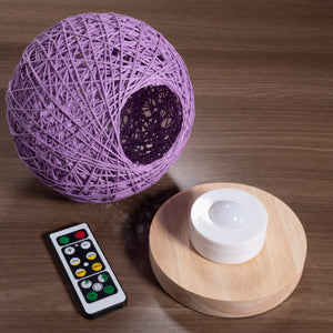 Cordless Battery Table Lamp Dimmable LED Night Light with Remote