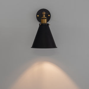 Battery Operated Wireless Vintage Wall Sconce with Smart Dimmable LED Bulb