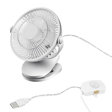 Load image into Gallery viewer, Motion Sensor Automatic Operated Portable Fan with USB Port Clip-on Fans