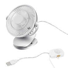 Load image into Gallery viewer, Motion Sensor Automatic Operated Portable Fan with USB Port Clip-on Fans