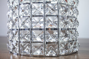Track Light Pendant Crystal and Chrome Mini Lamp 1pc
