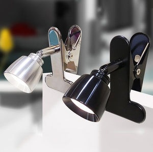 Motion Sensor Or Dimmable LED Clip on Closet Spot Light With USB Port Cabinet Light Black/Silver