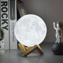 Load image into Gallery viewer, Motion Sensor LED Table Lamp with USB Port Moon Light
