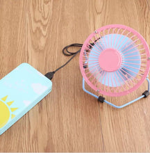 Load image into Gallery viewer, Motion Sensor Automatic Operated Portable Fan with USB Port Flexible Table Fan