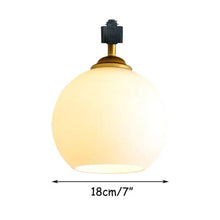 Load image into Gallery viewer, Track Head Lighting Ceiling Lights Globe Glass Lampshade
