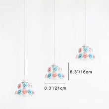 Load image into Gallery viewer, Multi-Colored Flowers  Track  Pendant Light