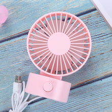 Load image into Gallery viewer, Motion Sensor Automatic Operated Portable Fan with USB Port Macaroon Table Fan
