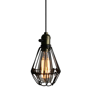 Track Lighting Iron Birdcage Lampshade 1pc