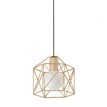 Load image into Gallery viewer, Track Light Pendants Iron Square Cage Golden/White 1pc