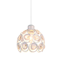 Load image into Gallery viewer, Track Light Pendant Crystal Black/White/Silver/Golden Globe Cage Lamp 1pc