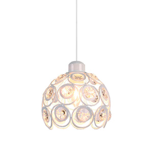 Track Light Pendant Crystal Black/White/Silver/Golden Globe Cage Lamp 1pc