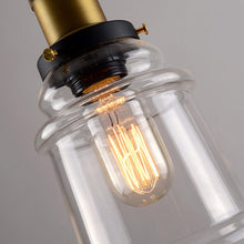 Load image into Gallery viewer, Track Light Pendant Glass Shade Retro Style 1pc