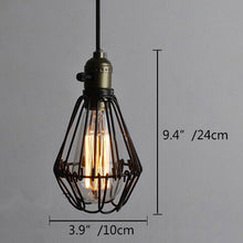 Load image into Gallery viewer, Track Lighting Iron Birdcage Lampshade 1pc