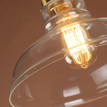 Load image into Gallery viewer, Track Pendants Light 7.87&quot; Glass Lampshade Vintage Industrial Pendant Light