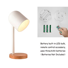 Load image into Gallery viewer, Cordless Battery LED Mini Table Lamp Dimmable with Remote Macaron Colors