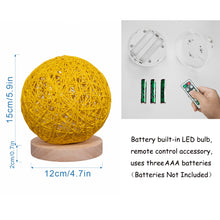 Load image into Gallery viewer, Cordless Battery Table Lamp Dimmable LED Night Light with Remote