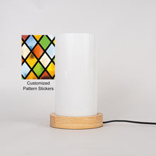 Load image into Gallery viewer, Customized Pattern Stickers Night Light Acrylic Shade Table Lamp