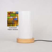 Load image into Gallery viewer, Customized Pattern Stickers Night Light Acrylic Shade Table Lamp