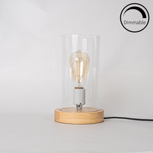 Load image into Gallery viewer, Customized Pattern Stickers Dimmable Night Light Transparent Acrylic Shade Table Lamp