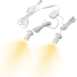 USB LED Dimmable Spotlight Mini Accent Light Multiple Color Light Source