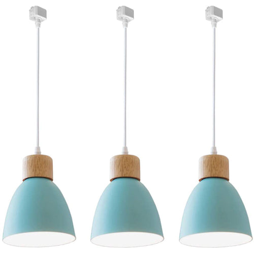 Track Pendant Lights Macaron Aluminum Shade