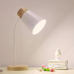Cordless Battery LED Table Lamp Iron Arm Dimmable Multiple Colors