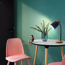 Load image into Gallery viewer, Cordless Battery LED Table Lamp Iron Arm Dimmable Multiple Colors