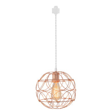 Load image into Gallery viewer, Track Light DIY Flexible Iron Cage Pendant Creative Chrome Shade Lamp-Rose Golden