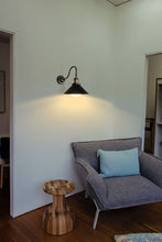Load image into Gallery viewer, Rechargeable Smart LED Bulbs With Remote Cordless Metal Cone Shade Gooseneck Wall Sconces