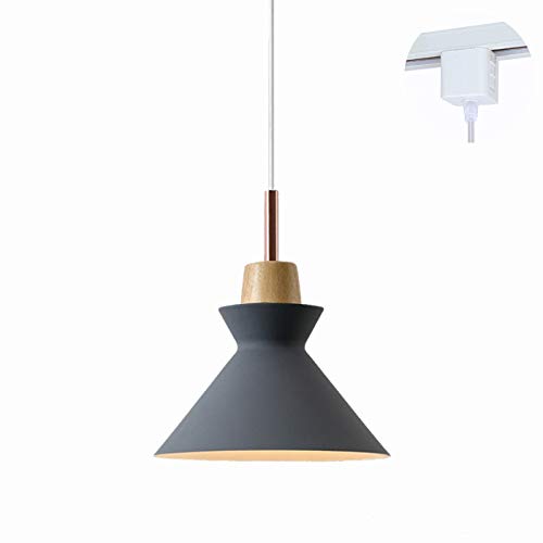 Track Light Modern Pendant Aluminum Cage Simple Style Decor Lamp