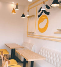 Load image into Gallery viewer, Minimalism Wood Metal Shade H-Type Track Pendant Light