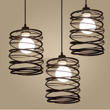 Load image into Gallery viewer, Track Light Pendant Iron Cage Industrial Style Decor Lamp 1pc