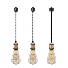 Load image into Gallery viewer, Track Lighting Mini Antique Brass Hanging Lamp 3pcs