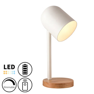 Cordless Battery LED Mini Table Lamp Dimmable with Remote Macaron Colors