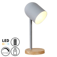 Load image into Gallery viewer, Cordless Battery LED Mini Table Lamp Dimmable with Remote Macaron Colors