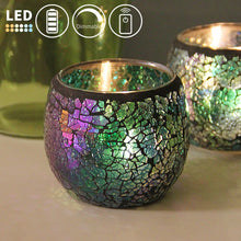 Load image into Gallery viewer, Cordless Battery Mini Night Light Dimmable LED with Remote Crack Glass